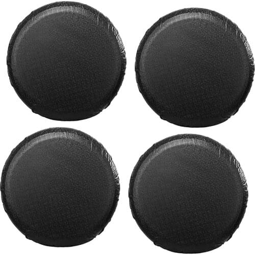Set of 4 Tire Covers Wheel RV Motorhome Trailer Car Sun Protector Fit 24" to 26"
