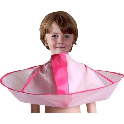 Kids Boy Hair Cutting Cape Gown Hairdresser Barber Apron Hairdressing Girls Boys Hair Cut Cloak Umbrella Cape Protecter