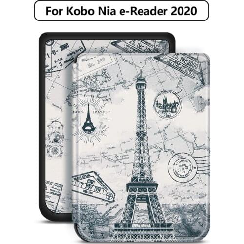 Cover Case for Kobo Nia E-reader Sleep Cover for All New Kobo 2020 E-book Funda Capa