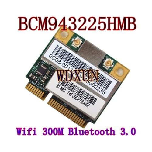 Broadcom BCM43225 Single-Band 802.11n and Bluetooth 3.0 Half MiniCard Reference Design BCM943225HMB bcm943225 bcm43225hmb