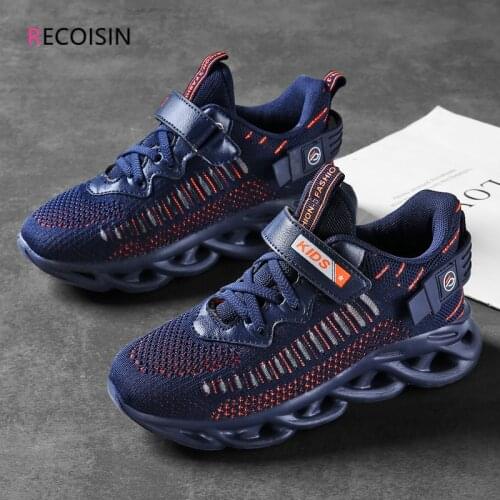 RECOISIN 2020 Autumn Sneakers Kids Shoes Breathable Mesh Casual Sports Shoes for Boys Running Children Shoes Chaussure Enfant