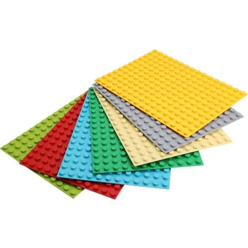 12*16 Dots Big Size Blocks Base Plates Compatible with big size Bricks Baseplate DIY Building Blocks Toys For Children Gift