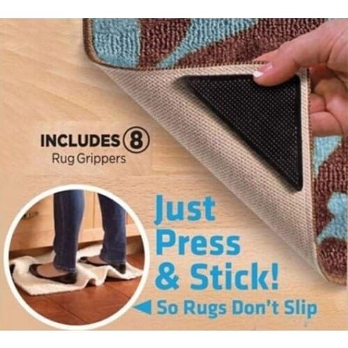 Pu household triangle rubber carpet anti-skid pad patch is fixed and affixed