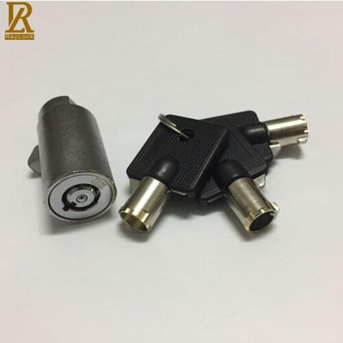 RayLock normal tubular key replacement plug cylinder lock for snack vending machine