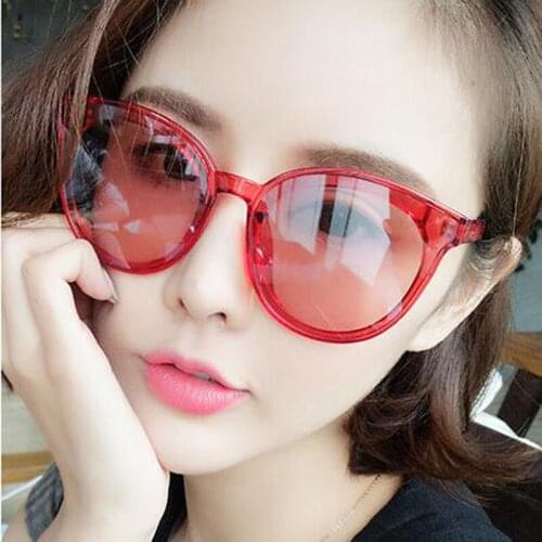 NEW Smooth Lens Sunglasses Men Women Fashion Brand Transparent Frame Sun Glasses Brand Designer Retro Vintage Sunglasses