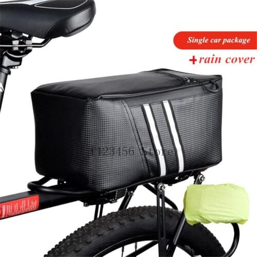 Waterproof Bike Trunk Bag MTB Road Bicycle Bag Large Capacity Travel Luggage Carrier Saddle Seat Panniers