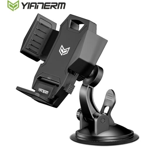 Yianerm Car Phone Holder Dashboard Mount for Phone in Car for iPhone Xs Max Samsung S9 Plus Phone Stand Suction Cup Support