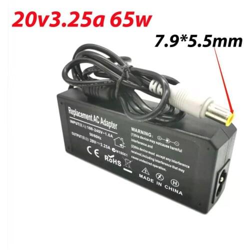 20V 3.25A 65W AC Laptop Power Charger Adapter For Lenovo B490 B590 V580