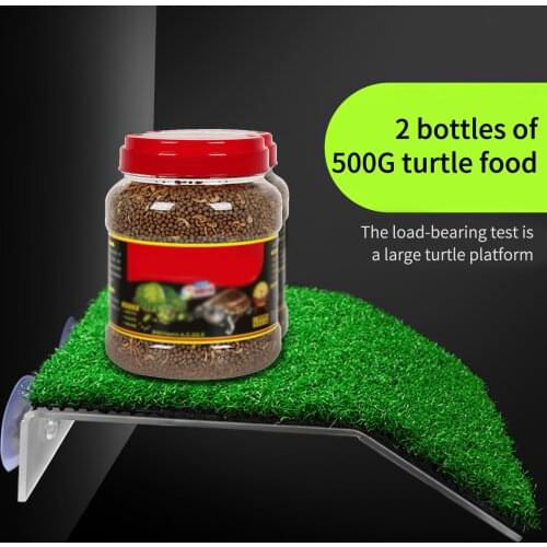 Acrylic Aquarium Decor Turtle Basking Platform Turtle Island Aquariums Moss Clambing Island for Turtles Reptile Tank Decoration