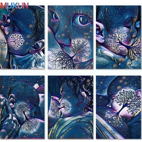 5D Diy Diamond Painting Tree Of Life Baby Breastfeeding Cross Stitch Full Square Diamond Mosaic Rhinestone 3D Embroidery Gift