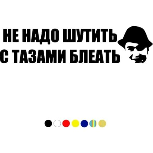 CS-1149#30*7.4cm Do not mess with the basins funny car sticker vinyl decal silver/black for auto car stickers styling