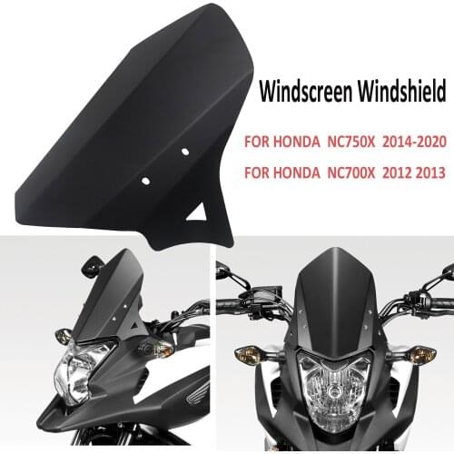 For Honda NC700X 2012 - 2013 NC750X 2014 - 2020 Motorcycle Accessories Windscreen Windshield Wind Screen Deflector Protector