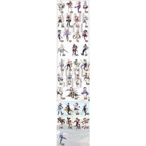Genshin Impact characters Amber Paimon Jean Lisa Babara Diluc Klee Qiqi Mona Keqing Venti Razor acrylic standee figurines figure