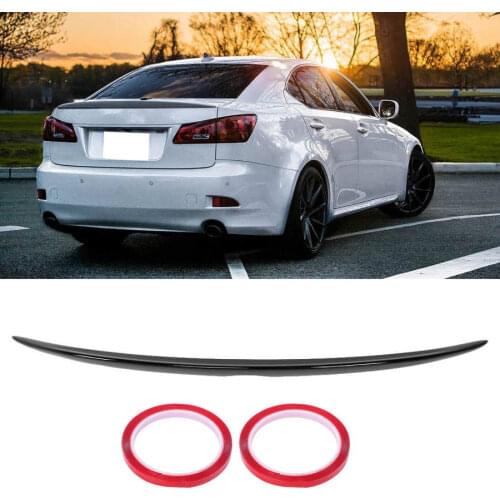 Glossy Black for VIP Style Trunk Lid Spoiler For Lexus IS 250 350 ISF 2006 2007 2008 2009 2010 2011 2012 2013 Car Accessories