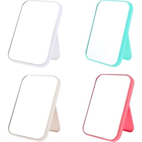 Beauty Portable Folding Cosmetic Tabletop Stand Makeup Mirror for Home Tabletop Hotel Travel Office Shop