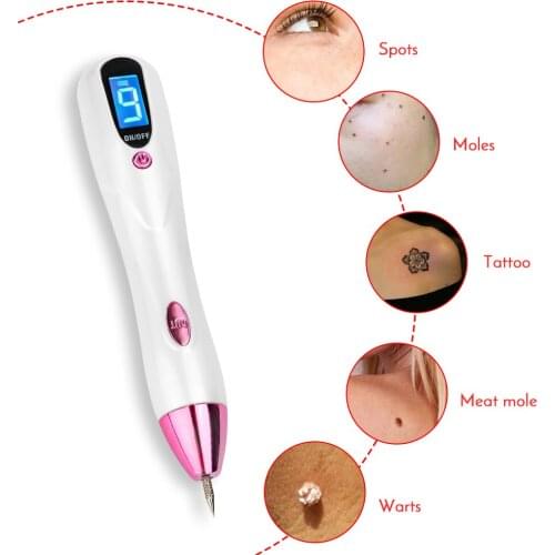 Laser Plasma Pen Mole Tattoo Freckle Wart Tag Removal Pen Dark Spot Remover For Face LCD Sweep Beauty Machine Skin Care Tools
