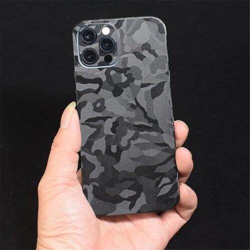 Hot Camouflage Series Decorative For iPhone 12 11 Pro Max Mini XR SE2 XS X 8 7 6s 6 Plus For iPhone7 Protector Back Film Sticker