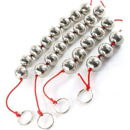 Metal Balls Anal Beads Butt Plug Couples Erotic Anal Plug Anus Dilator G Spot Stimulator Masturbator Sex Toys For Woman