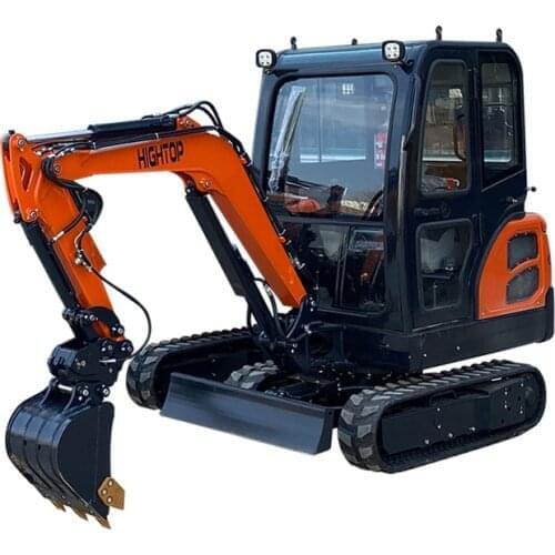 Low price swing boom 1.8 ton Mini digger small excavator with closed cabin