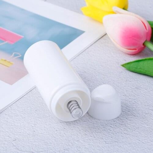 NEW 15ml/30ml/50ml Empty Plastic Cosmetic Travel Liquid Bottles Airless Pump Vacuum