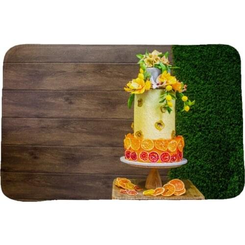 Fruit & Vegetables Creative 3D Printing Carpets and Rugs for Bedroom Living Room Carpet Kitchen Bathroom Anti-Slip Floor Mats