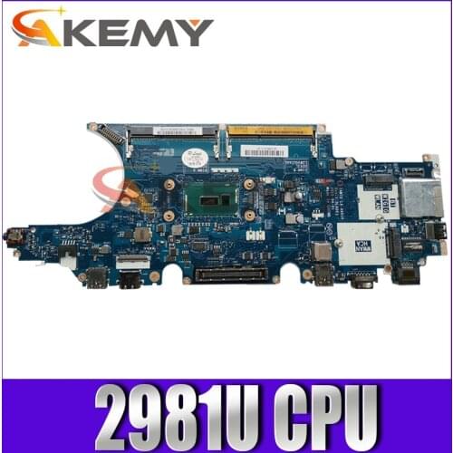 Original For DELL Latitude E5450 Celeron 2981U Laptop Motherboard CN-0X7Y92 0X7Y92 ZAM70 LA-A901P Notebook Mainboard SR1DX DDR3