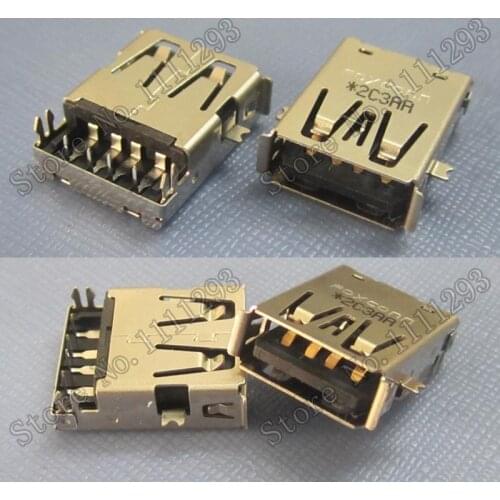 10pcs/lot 2.0 USB Jack Socket Connector for Asus A53SV N53SN N53SV motherboard etc USB Port