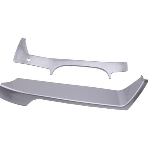 Silver Plastic Car Dashboard Display Frame Cover Bezel Trim Decoration Moulding Fit For Mercedes Benz C W204 2011 2012 2013