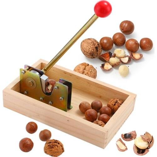 Nutcracker Nut Tongs Walnuts Heavy Duty Macadamia Opener Peeling Machine with Durable Metal Handle for Hazelnuts Almonds