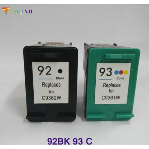 Vilaxh compatible Ink Cartridge replacement for HP 92 93 Photosmart C3180 C3140 Deskjet 5440 C3175 PSC 1507 c3100 ink cartridge