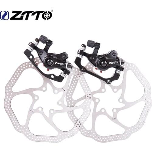 ZTTO Bicycle Front Rear Brake Disc Brake Aluminum Alloy For XC Mountain Bike Mechanical Disc Brake with 160mm Rotor Brake Lever