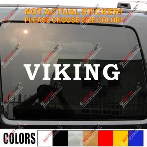 Viking Odin Norse Decal Sticker Norway Car Vinyl pick size color no bkgrd