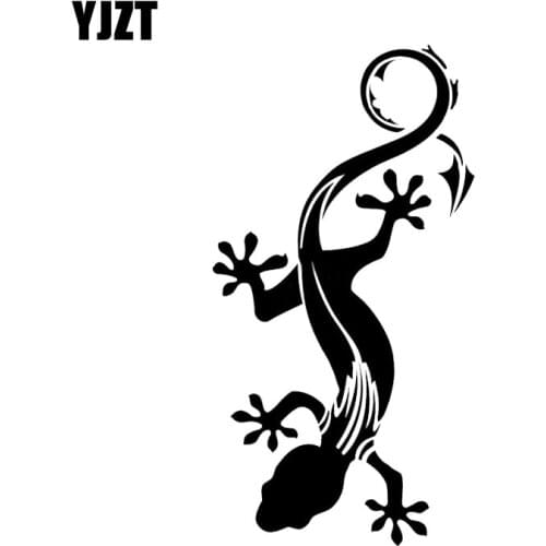 YJZT 8.3*15.9CM Fashion Vinyl Salamanders Reptile Decor Car Modelling Stickers Personalized C12-1142