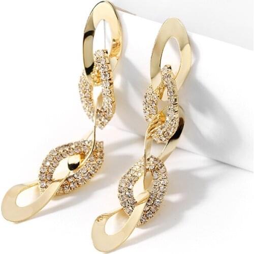 Tassel Long Temperament Earrings In 2021 Korean New Tide Exaggerated Fashion Earrings For Women Jewelry Dropshipping