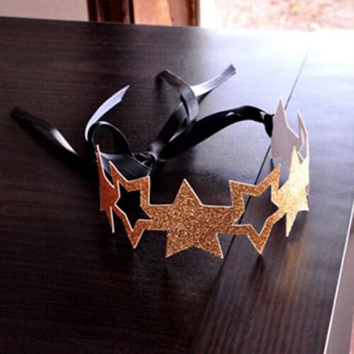 Gold Glitter Shining Star Party Hats For Kids Adult Baby Shower Party Favor Wedding Happy Birthday Party Hat Decoration