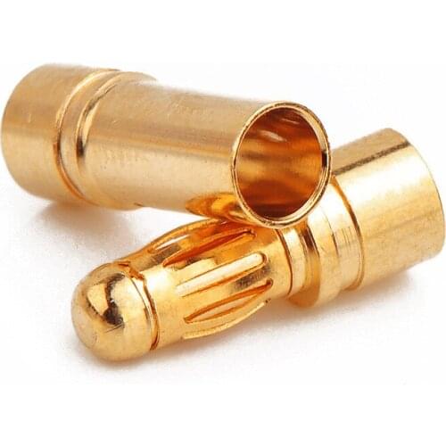 1pcs 3.5 mm Gold-plated Banana Plugs pure copper Engine Electronic RC Connectors Automobiles Motorcycle accessories GC3510