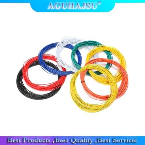 10M UL-1007 24AWG Hook-up Wire 80C / 300V Cord DIY Electrical Wire cable Red/Black/Blue/Yellow/green/white/Orange/purple