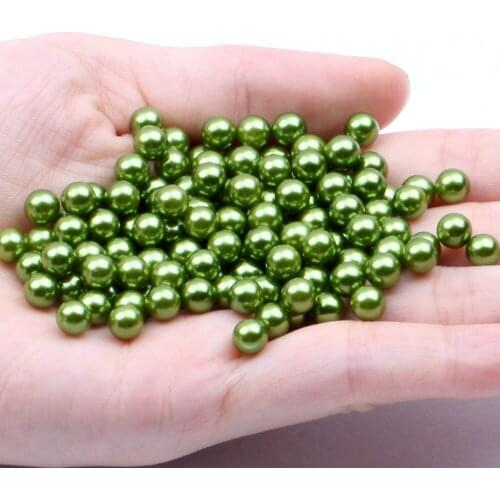 2.5mm 1000pcs Small Pack Multiple Colors No Hole Round Pearls Imitation Pearls Dresses DIY Jewelry Nail Art Decorations