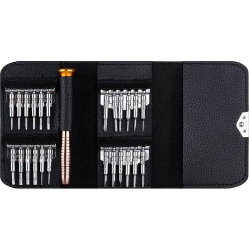25 in 1 Multi-function Precision Magnetic Screwdriver for Cellphone Laptop Glasses Watch Camera Repair Tools