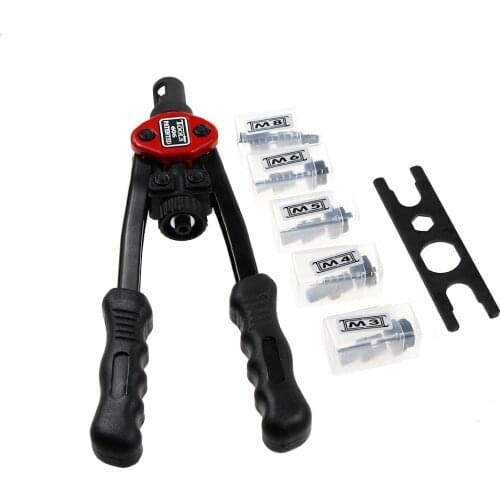 Free shipping 12" Blind Rivet Nut Gun Heavy Hand INSER NUT Tool Manual Mandrels M3 M4 M5 M6 M8 BT-606