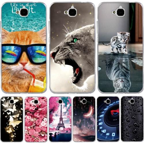 For Huawei Honor 4C Pro 5.0" Case Soft Silicon Cover For Huawei Y6 Pro Case Cover Shell For Honor Enjoy 5 Phone Cases Protector