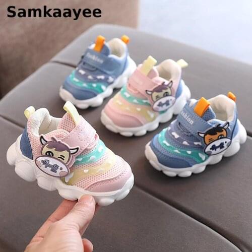 0-5y Children Shoes Kids Sneaker Spring Autumn Baby Sport Shoes Boys Girls Mesh Thick Bottom Flat Toddler Breathable Footwear 3