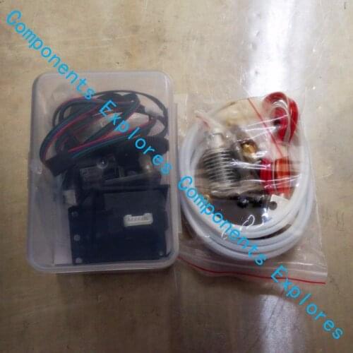 Titain Extruder with motor+E3D V6 hotend with Nozzels for HyperCube Evolution