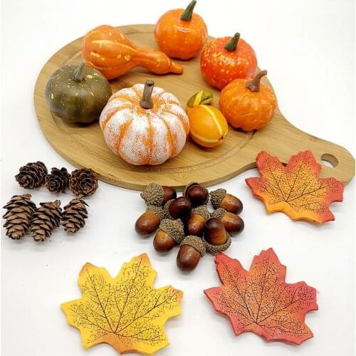 Halloween Pumpkin Model Simulation Pumpkin DIY Halloween Decorations Holiday Decoration Pumpkins