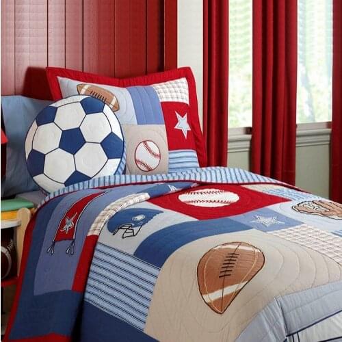 The New Cotton Quiltedtextiles Baby Bedding Kit European and American Cartoon Active Childrens Bedding