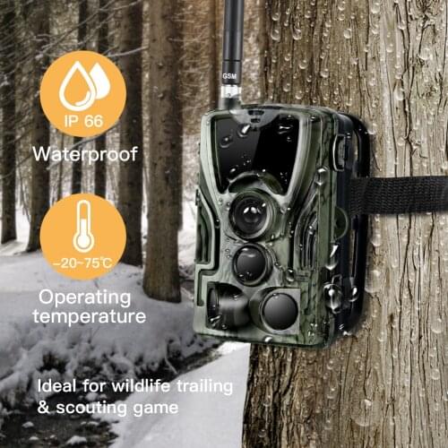 Hunting Trail Camera HC-801M 2G SMS MMS Photo Traps Wild Hunter Game Ghost Deer Feed Hunt Chasse Scout Infrared Therma