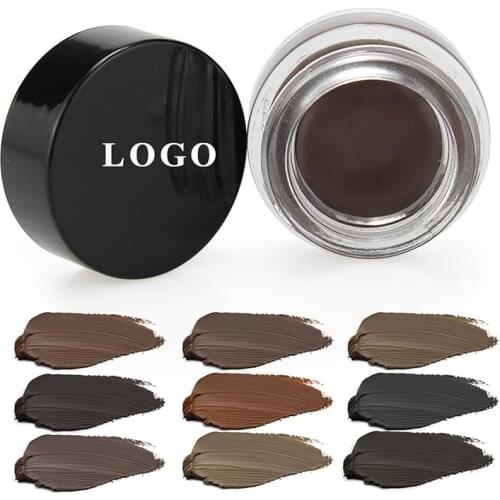 Wholesale 10 Colors Waterproof Eyebrow Tint Eyebrow Pomade Gel Long Lasting Eye Brow Cream Custom Private Label Eye Makeup Sets