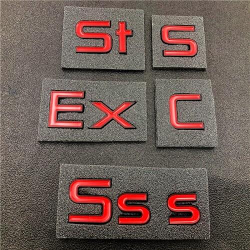 Wholesale High Quality Metallic Silver Decepction Design Plastic 3d Car Sticker