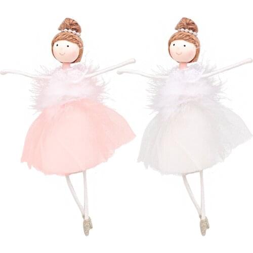 Christmas Tree Hanging Pendant Christmas Net Yarn Plush Ballerina Girl Modeling Doll Pendant Christmas Tree Decoration Stunning