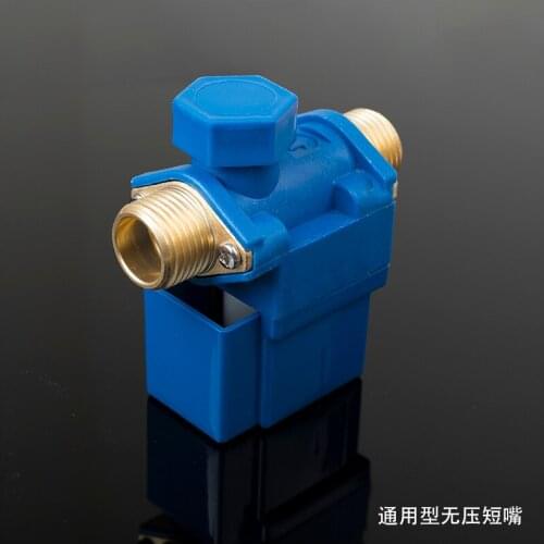 12V short nozzle pressureless solar solenoid water inlet valve automatic water supply control valve water heater solenoid valve
